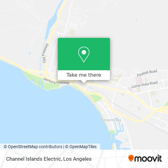 Channel Islands Electric map