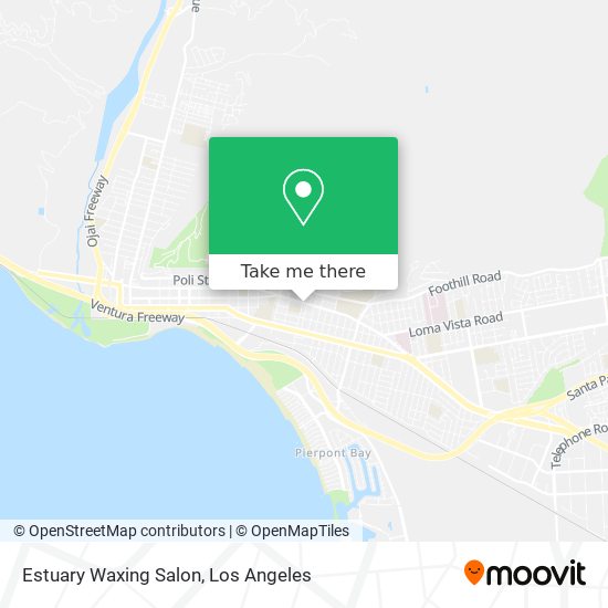 Mapa de Estuary Waxing Salon