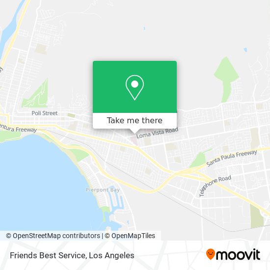 Friends Best Service map