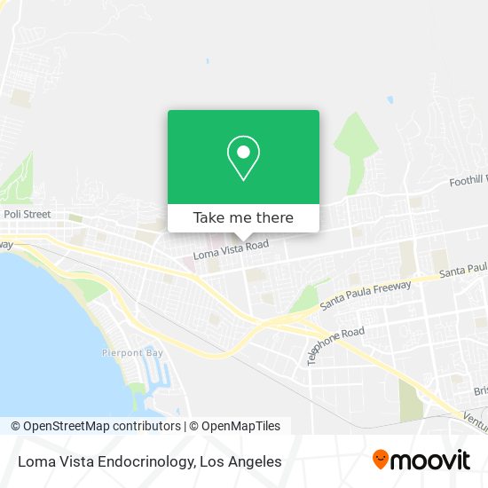 Loma Vista Endocrinology map