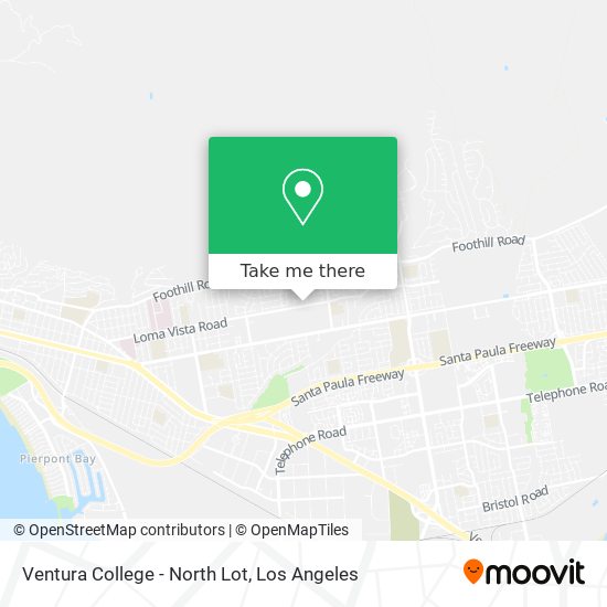 Mapa de Ventura College - North Lot