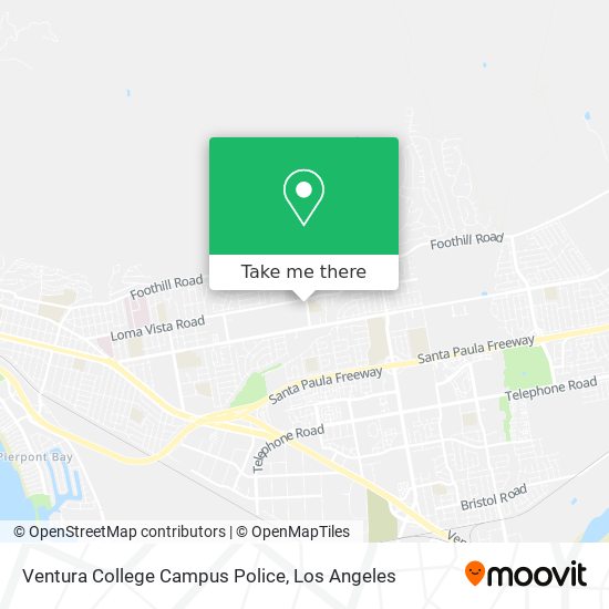 Mapa de Ventura College Campus Police