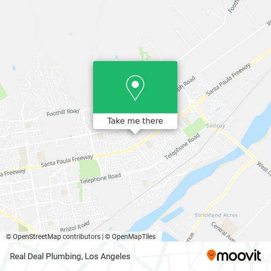 Real Deal Plumbing map