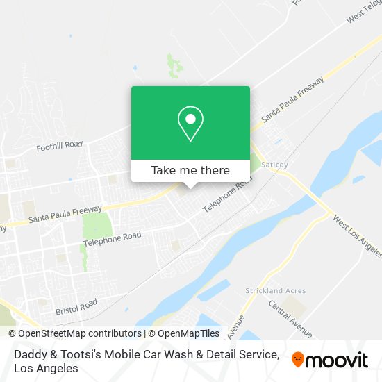 Mapa de Daddy & Tootsi's Mobile Car Wash & Detail Service