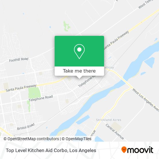 Top Level Kitchen Aid Corbo map