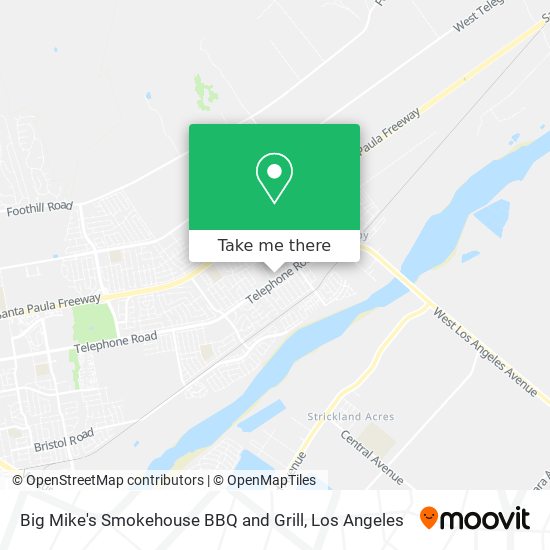 Mapa de Big Mike's Smokehouse BBQ and Grill