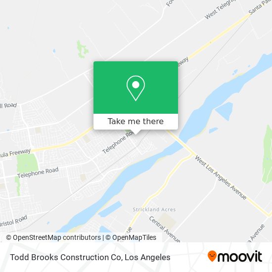 Mapa de Todd Brooks Construction Co