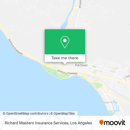 Richard Masters Insurance Services map