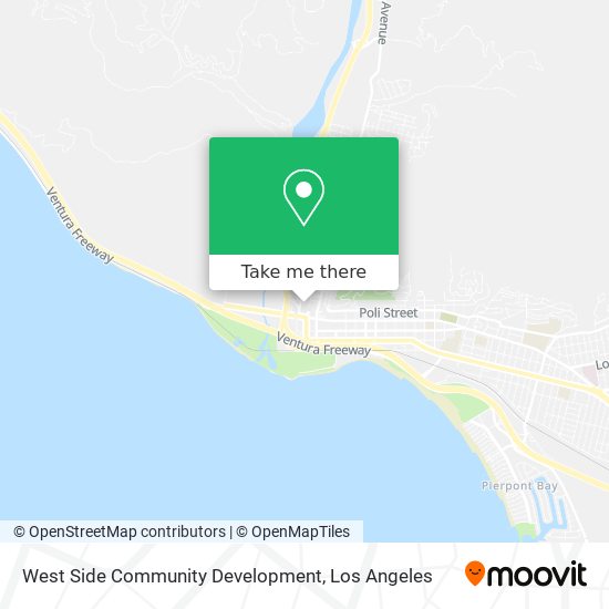 West Side Community Development map