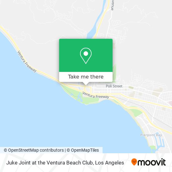 Juke Joint at the Ventura Beach Club map