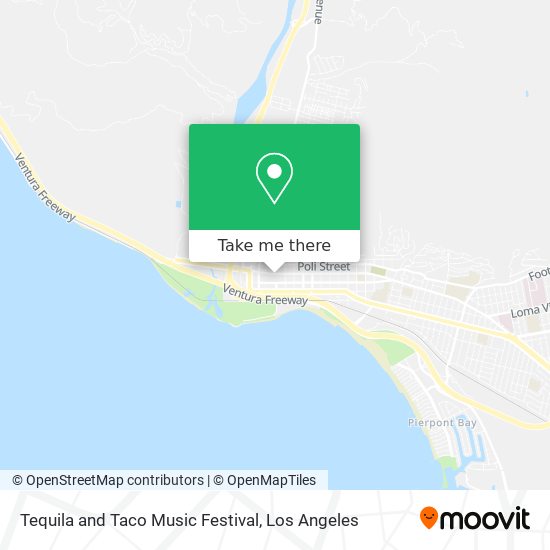 Tequila and Taco Music Festival map