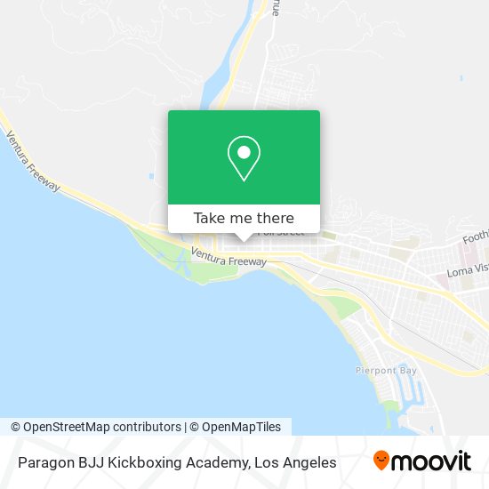 Paragon BJJ Kickboxing Academy map