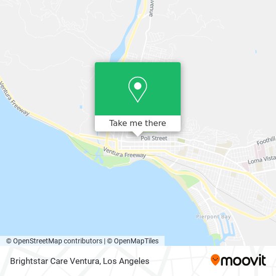 Brightstar Care Ventura map