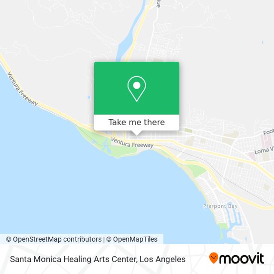 Mapa de Santa Monica Healing Arts Center