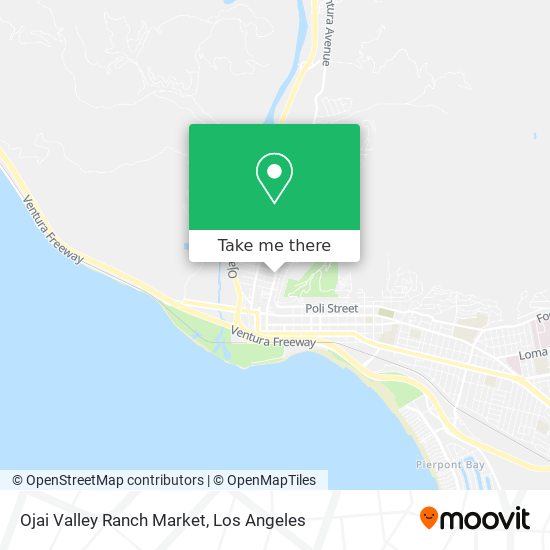 Mapa de Ojai Valley Ranch Market
