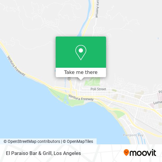 El Paraiso Bar & Grill map