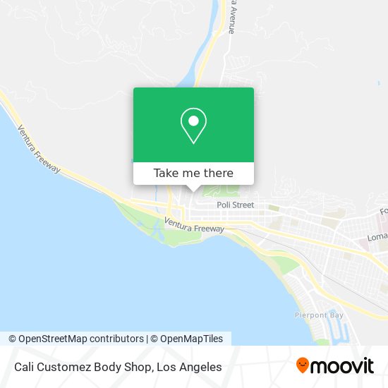 Cali Customez Body Shop map
