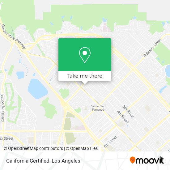 California Certified map