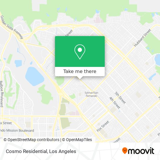 Cosmo Residential map