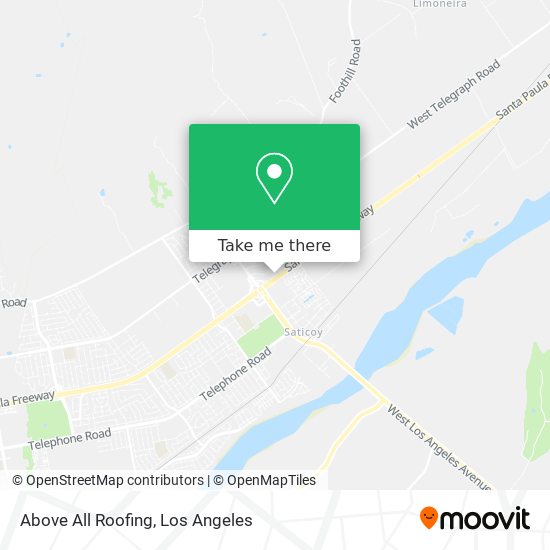 Above All Roofing map