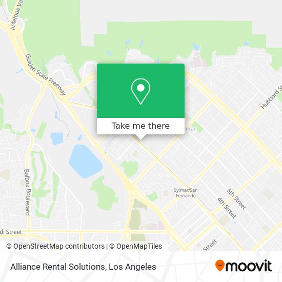 Alliance Rental Solutions map