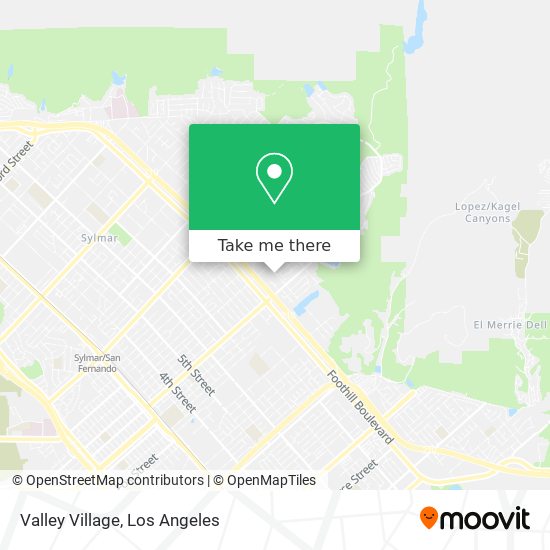 Valley Village map