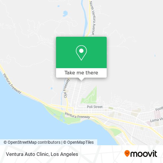 Ventura Auto Clinic map