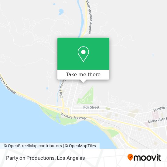 Party on Productions map