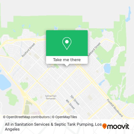 All in Sanitation Services & Septic Tank Pumping map