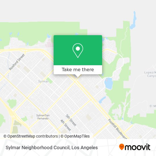 Mapa de Sylmar Neighborhood Council