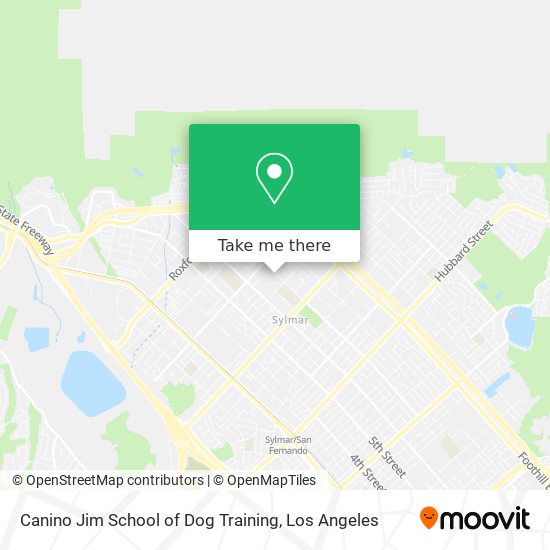 Canino Jim School of Dog Training map