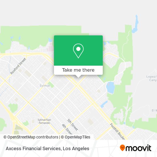 Axcess Financial Services map