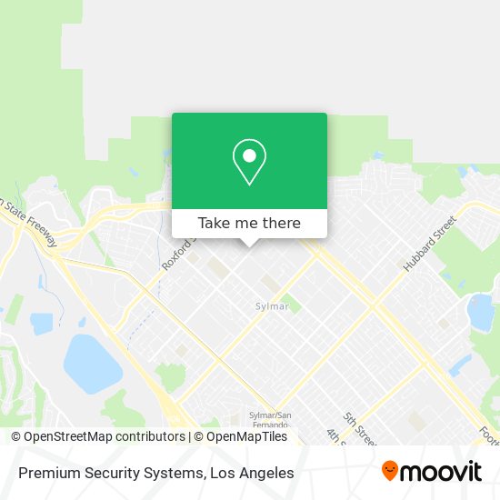 Premium Security Systems map