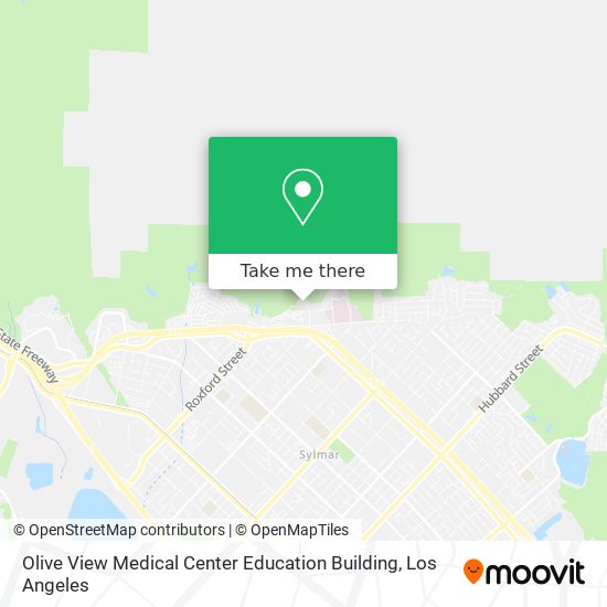 Olive View Medical Center Education Building map