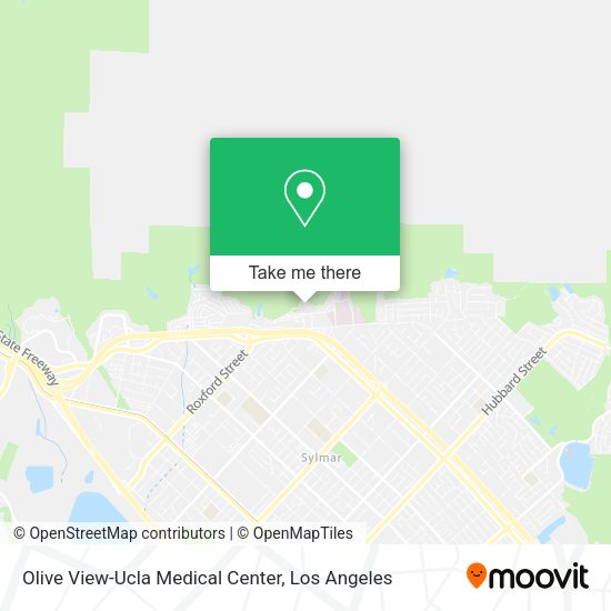 Mapa de Olive View-Ucla Medical Center