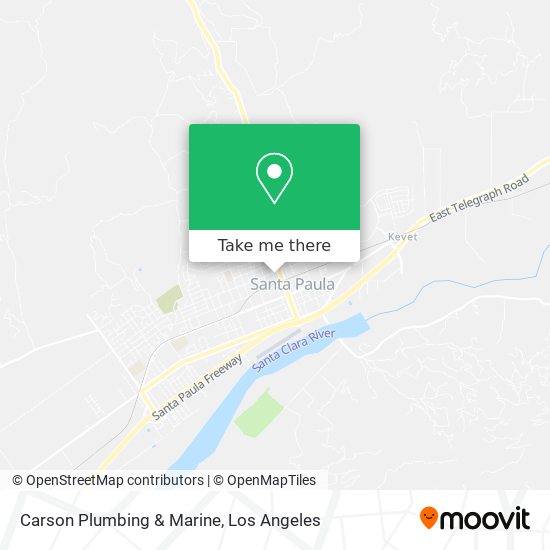 Carson Plumbing & Marine map