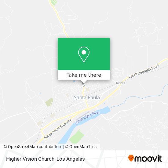 Higher Vision Church map