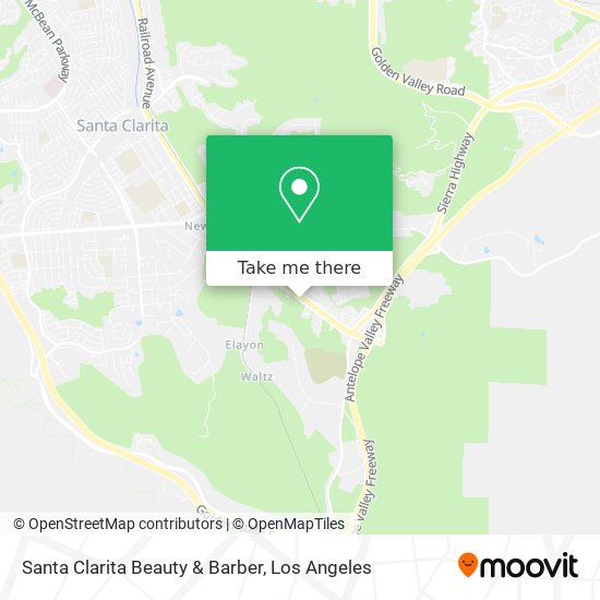 Mapa de Santa Clarita Beauty & Barber