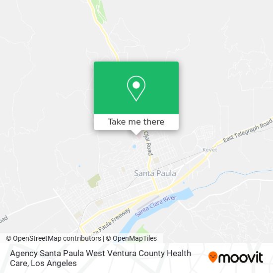 Agency Santa Paula West Ventura County Health Care map