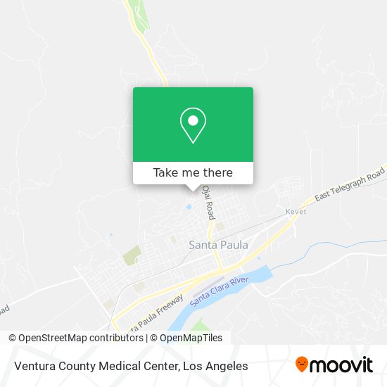 Ventura County Medical Center map