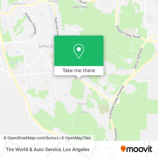 Tire World & Auto Service map