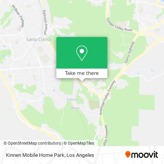 Kinnen Mobile Home Park map