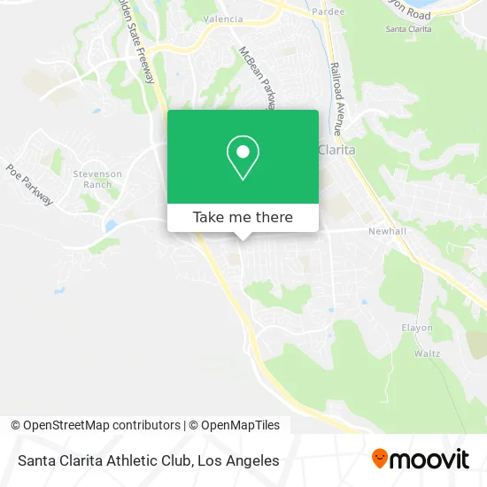 Santa Clarita Athletic Club map