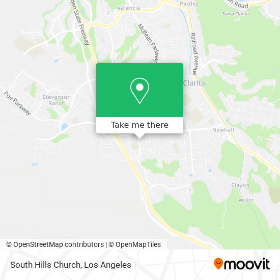 Mapa de South Hills Church