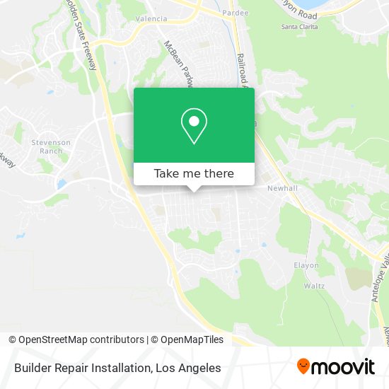 Builder Repair Installation map