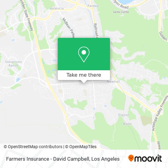 Mapa de Farmers Insurance - David Campbell