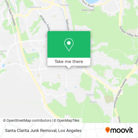 Santa Clarita Junk Removal map