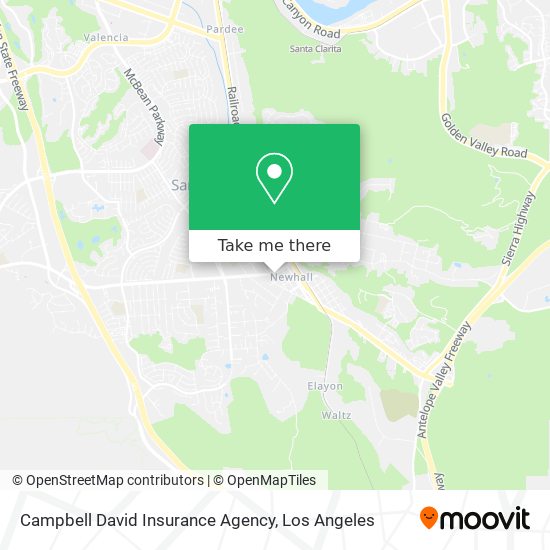 Campbell David Insurance Agency map