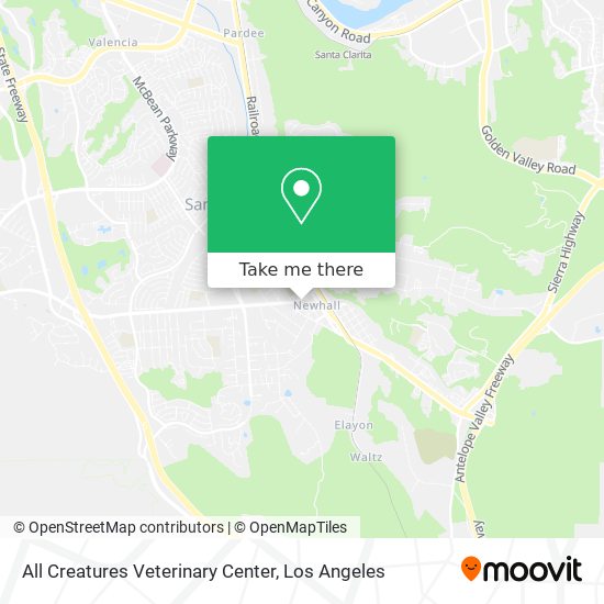 All Creatures Veterinary Center map