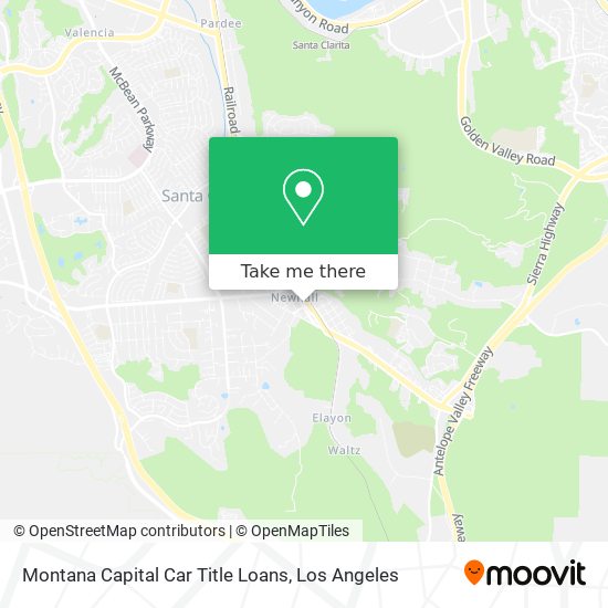 Montana Capital Car Title Loans map